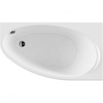 Ванна акриловая ROCA CORFU 160x90 см, асимметричная, правая, белая